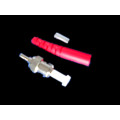 Conector de Fibra Óptica - ST / PC Sm - Red Boot -3.0mm